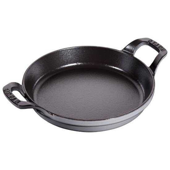 Staub Кръгъл съд за фурна чугун 20 см Graphite Grey -