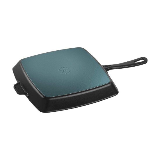 Staub Квадратен грил тиган чугун 30см Black -