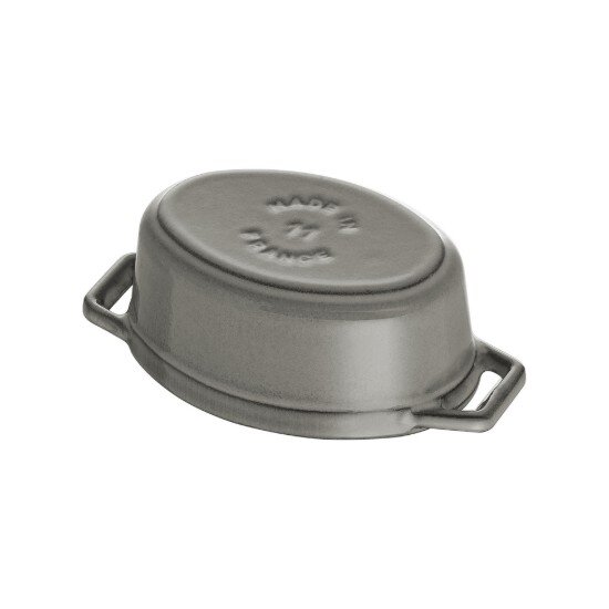 Staub Mini-Cocotte овална тенджера за готвене от чугун 11 см/025 л <<Графи
