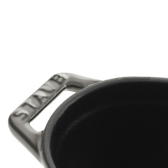 Staub Mini-Cocotte овална тенджера за готвене от чугун 11 см/025 л <<Графи