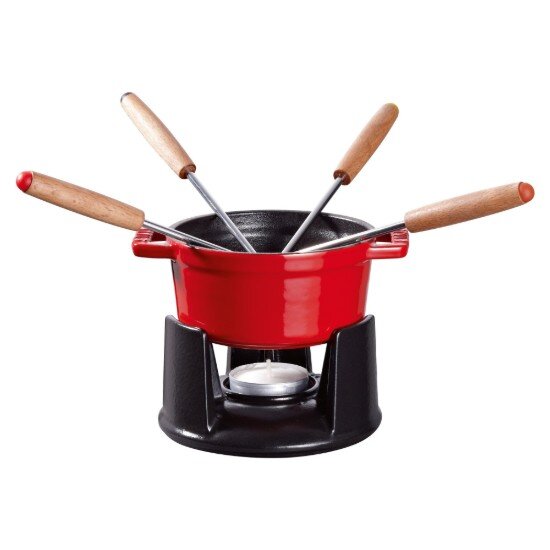 Staub Мини-фондю комплект от 7 части 0.25L Cherry -