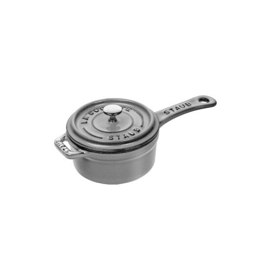 Staub Мини-тенджера чугун 10 см/0.25л Graphite Grey -