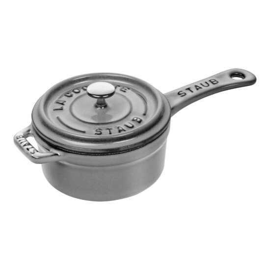 Staub Мини-тенджера чугун 10 см/0.25л Graphite Grey -