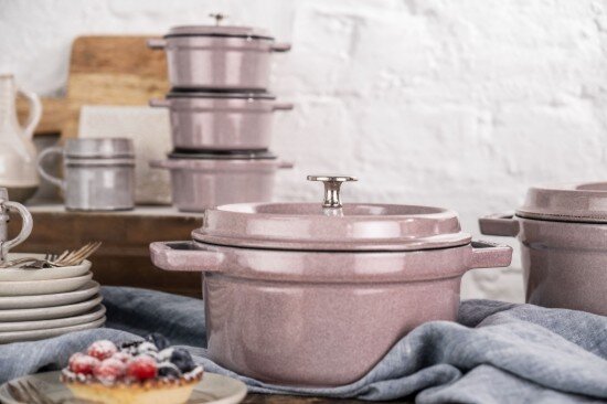 Staub Мини тенджера за готвене Cocotte чугунена 10 см/0.25 л Cherry Bloss