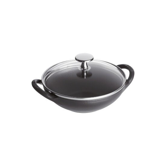 Staub Мини уок чугун 16 см Black -