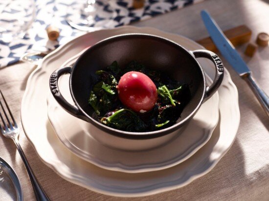 Staub Мини уок чугун 16 см Black -