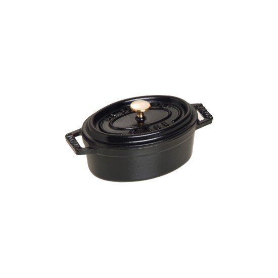 Staub Овален мини-Cocotte чугун 11см/0.25л Black -