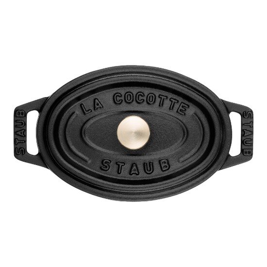 Staub Овален мини-Cocotte чугун 11см/0.25л Black -