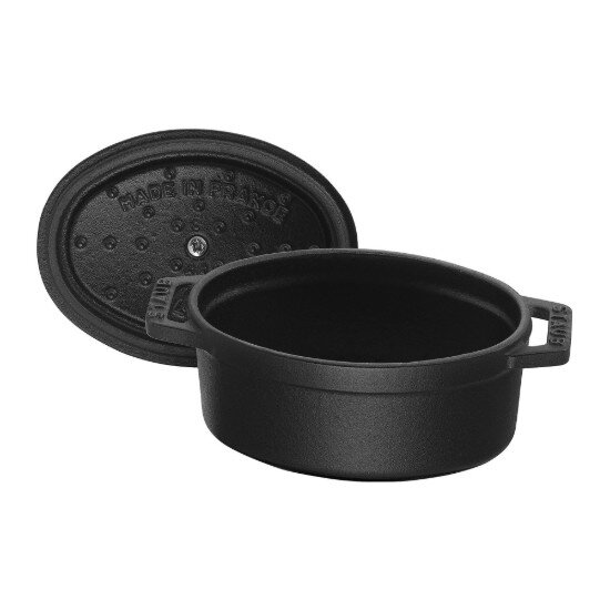 Staub Овален мини-Cocotte чугун 11см/0.25л Black -