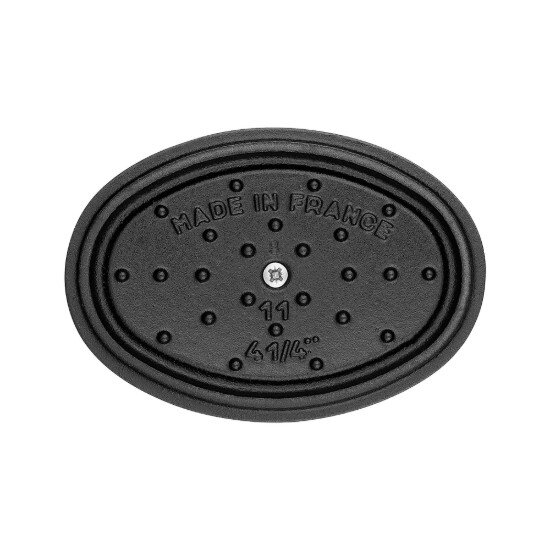 Staub Овален мини-Cocotte чугун 11см/0.25л Black -