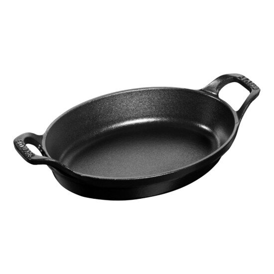 Staub Овален съд за фурна чугун 28 см Black -