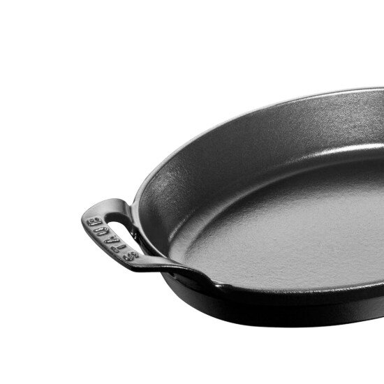 Staub Овален съд за фурна чугун 28 см Black -