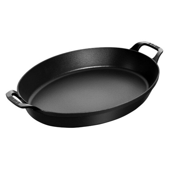 Staub Овален съд за фурна чугун 37 см Black -
