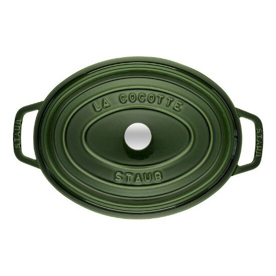 Staub Овален съд за готвене Cocotte чугун 29 см/4.2л Basil -