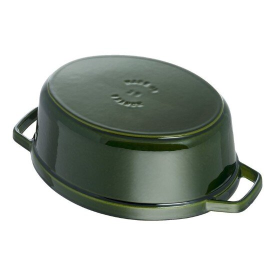 Staub Овален съд за готвене Cocotte чугун 29 см/4.2л Basil -