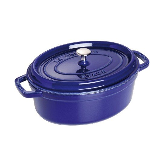 Staub Овален съд за готвене Cocotte чугун 29cm/4.2L Dark Blue -