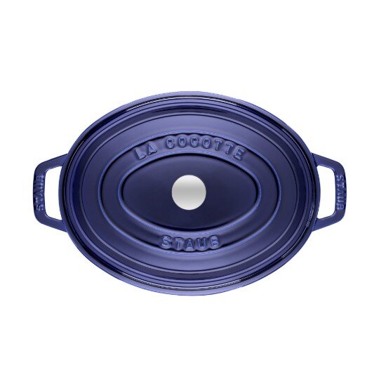 Staub Овален съд за готвене Cocotte чугун 29cm/4.2L Dark Blue -