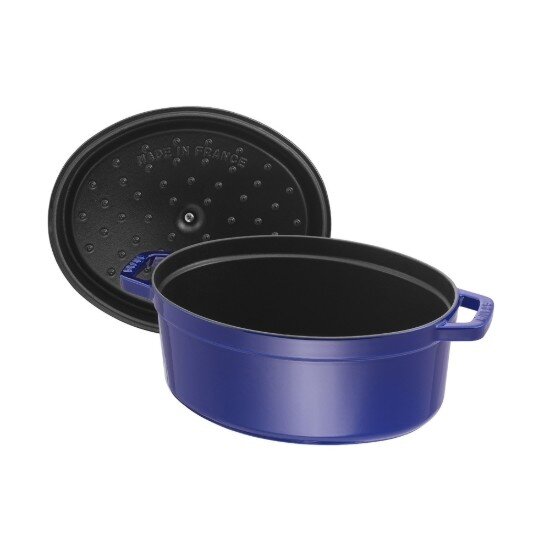 Staub Овален съд за готвене Cocotte чугун 29cm/4.2L Dark Blue -