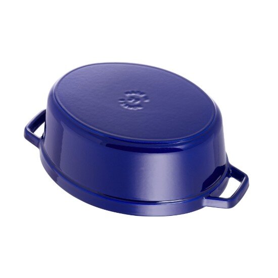 Staub Овален съд за готвене Cocotte чугун 29cm/4.2L Dark Blue -
