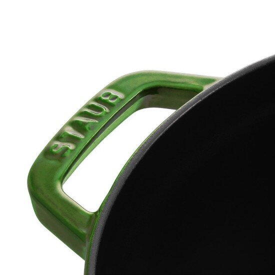 Staub Овален съд за готвене Cocotte чугун 31cm/5.5L Basil -