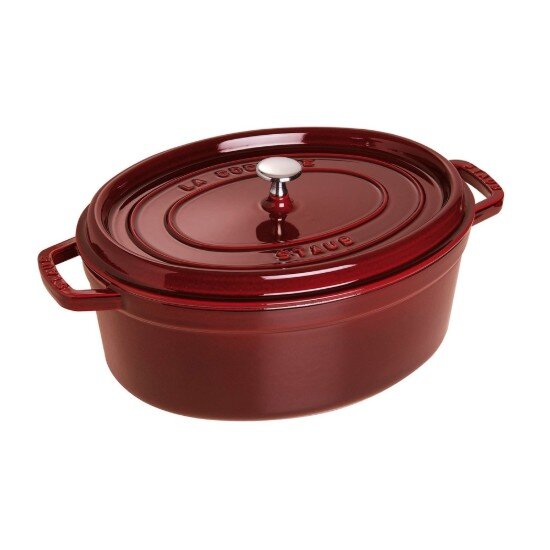 Staub Овален съд за готвене Cocotte чугун 31cm/5.5L Grenadine -