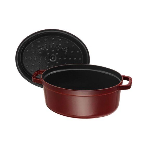Staub Овален съд за готвене Cocotte чугун 31cm/5.5L Grenadine -