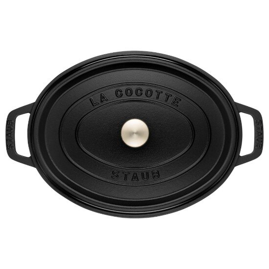 Staub Овална кокоте ястие 41 см/12 л <<Black>> -