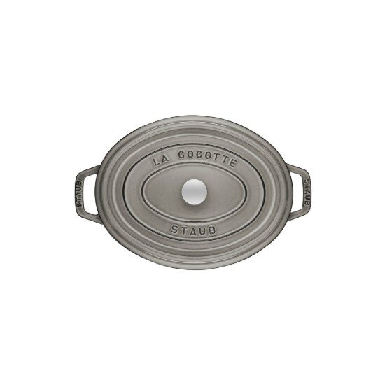 Staub Овална тенджера Cocotte чугун 15 см/06 л Graphite Grey -