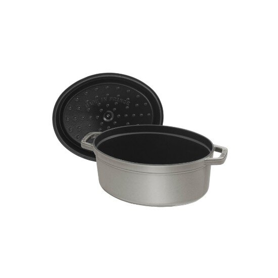 Staub Овална тенджера Cocotte чугун 15 см/06 л Graphite Grey -