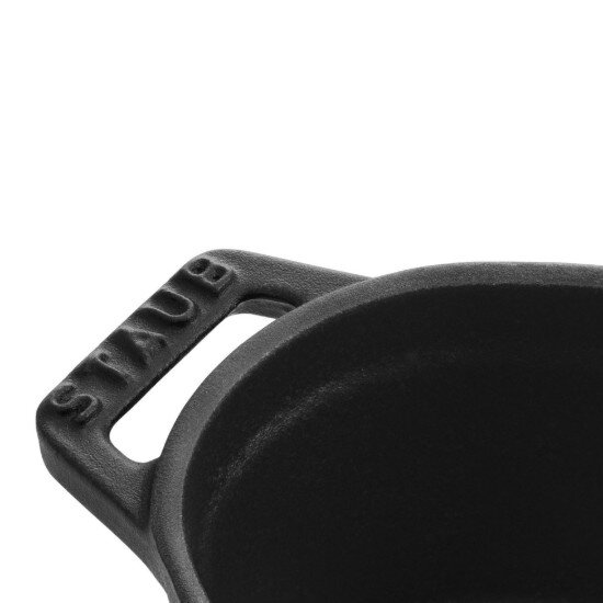 Staub Овална тенджера Cocotte чугун 17см/1л Black -