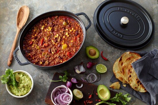 Staub Овална тенджера Cocotte чугун 17см/1л Black -