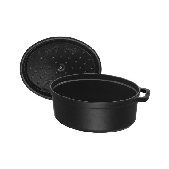 Staub Овална тенджера Cocotte чугун 23 см/235 л Black -