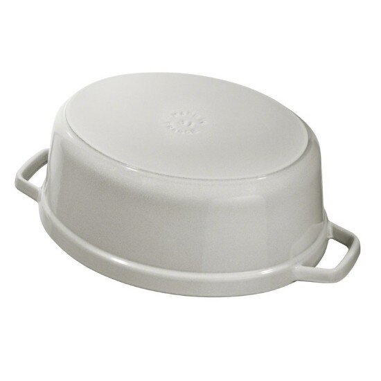 Staub Овална тенджера Cocotte чугун 27 см/32 л White Truffle -