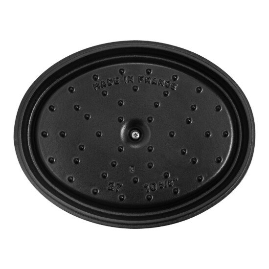 Staub Овална тенджера Cocotte чугун 27 см/32 л White Truffle -