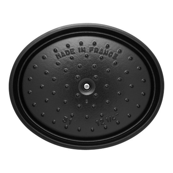 Staub Овална тенджера Cocotte чугун 31 см/55 л бял трюфел -