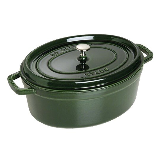 Staub Овална тенджера Cocotte чугун 33 см/67 л Basil -
