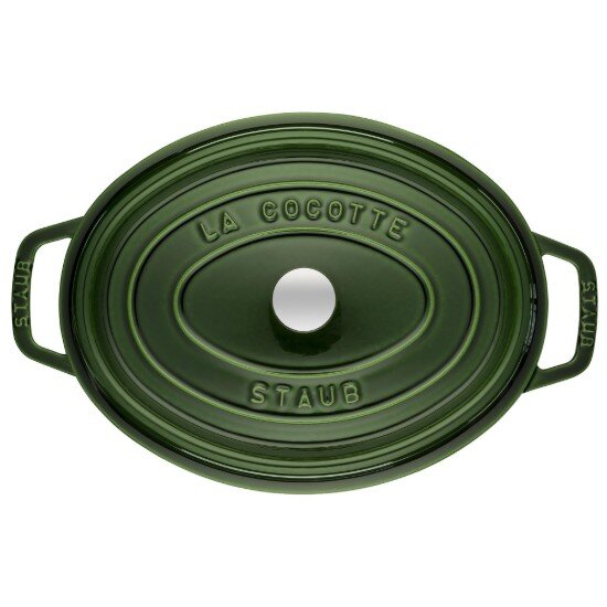 Staub Овална тенджера Cocotte чугун 33 см/67 л Basil -