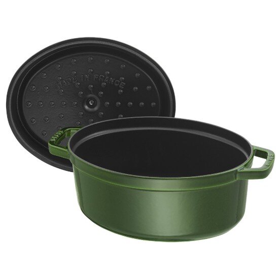 Staub Овална тенджера Cocotte чугун 33 см/67 л Basil -