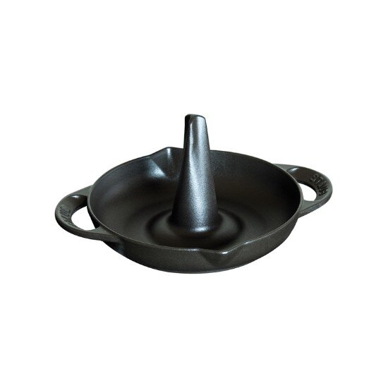 Staub Пилешка пекарна чугун 24 см Black -