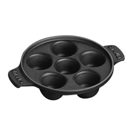 Staub Поднос за охлюви 6 отделения чугун 14 см -