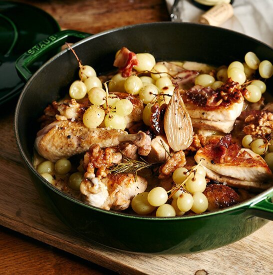 Staub Съд за готвене Chistera чугун 24 см Basil -