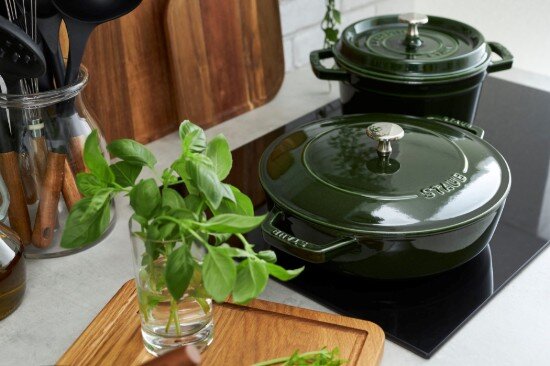 Staub Съд за готвене Chistera чугун 24 см Basil -