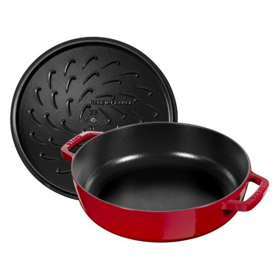 Staub Съд за готвене Chistera чугун 28 см Cherry -