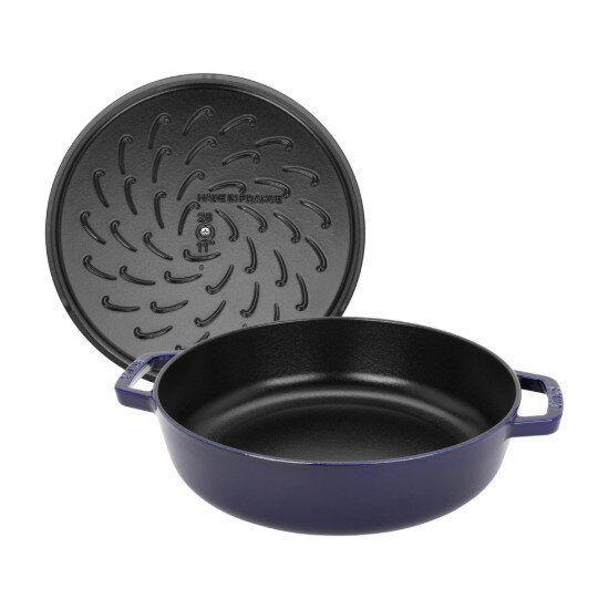 Staub Съд за готвене Chistera чугун 28 см Dark Blue -