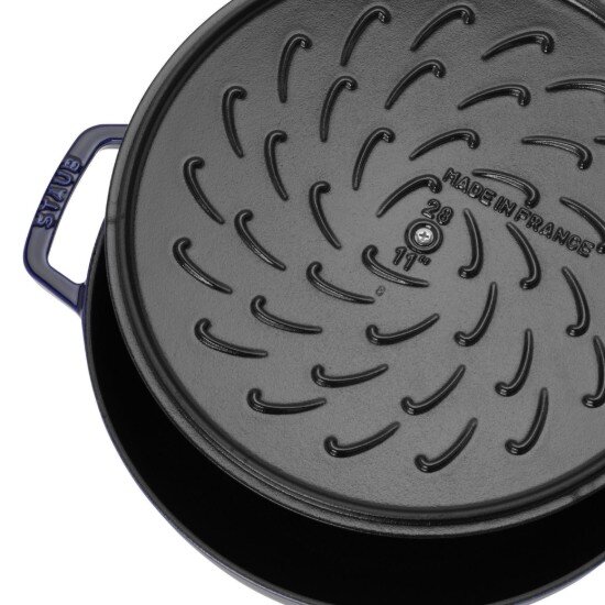 Staub Съд за готвене Chistera чугун 28 см Dark Blue -