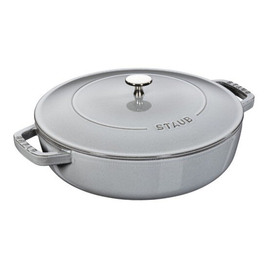Staub Съд за готвене Chistera чугун 28 см Graphite Grey -