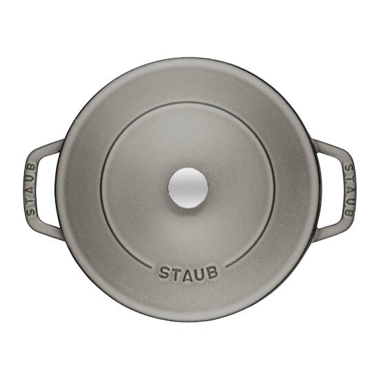 Staub Съд за готвене Chistera чугун 28 см Graphite Grey -