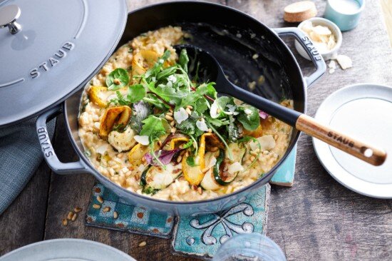Staub Съд за готвене Chistera чугун 28 см Graphite Grey -