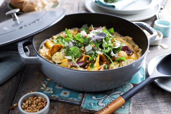 Staub Съд за готвене Chistera чугун 28 см Graphite Grey -