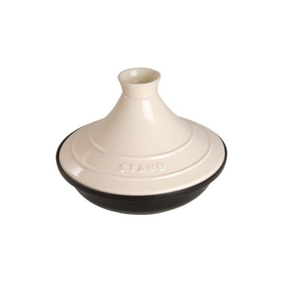 Staub Таjine изработен от чугун с керамичен капак 20 см/06 л Cream - Sta